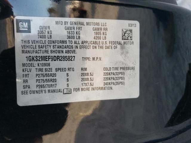 Photo 9 VIN: 1GKS2MEF9DR285827 - GMC YUKON XL D 