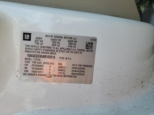 Photo 9 VIN: 1GKUCCE06AR162610 - GMC YUKON SLT 