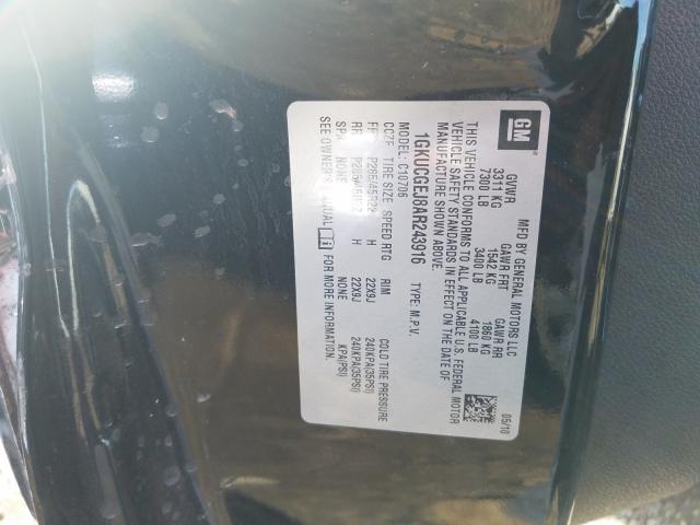 Photo 9 VIN: 1GKUCGEJ8AR243916 - GMC YUKON DENA 