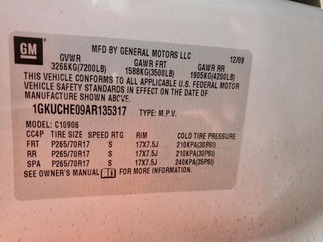 Photo 13 VIN: 1GKUCHE09AR135317 - GMC YUKON XL C 