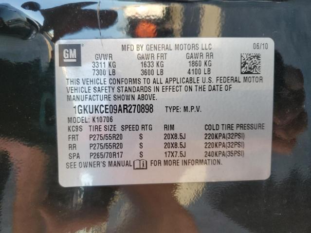 Photo 11 VIN: 1GKUKCE09AR270898 - GMC YUKON 