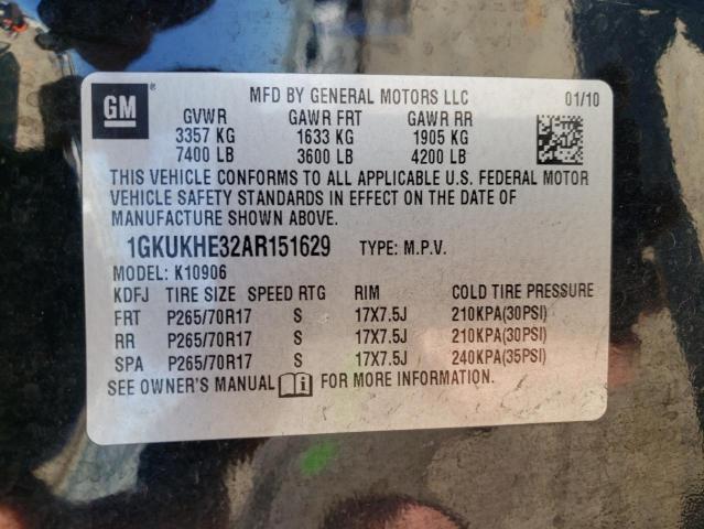 Photo 12 VIN: 1GKUKHE32AR151629 - GMC YUKON 