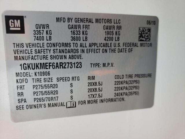 Photo 12 VIN: 1GKUKMEF6AR273123 - GMC YUKON XL D 