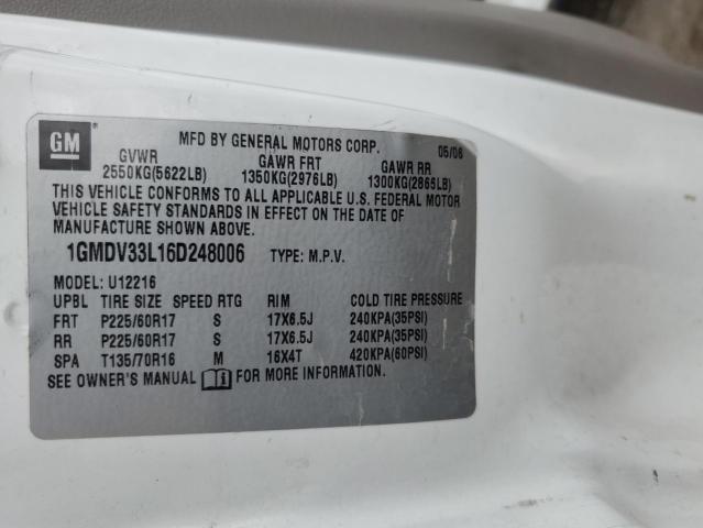 Photo 12 VIN: 1GMDV33L16D248006 - PONTIAC MONTANA 