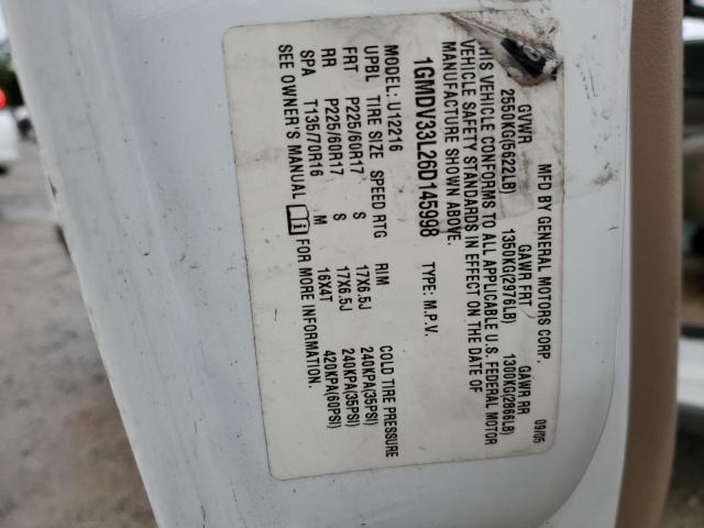 Photo 12 VIN: 1GMDV33L26D145998 - PONTIAC MONTANA SV 