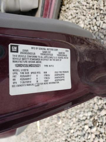 Photo 9 VIN: 1GMDV33L96D229221 - PONTIAC MONTANA SV 