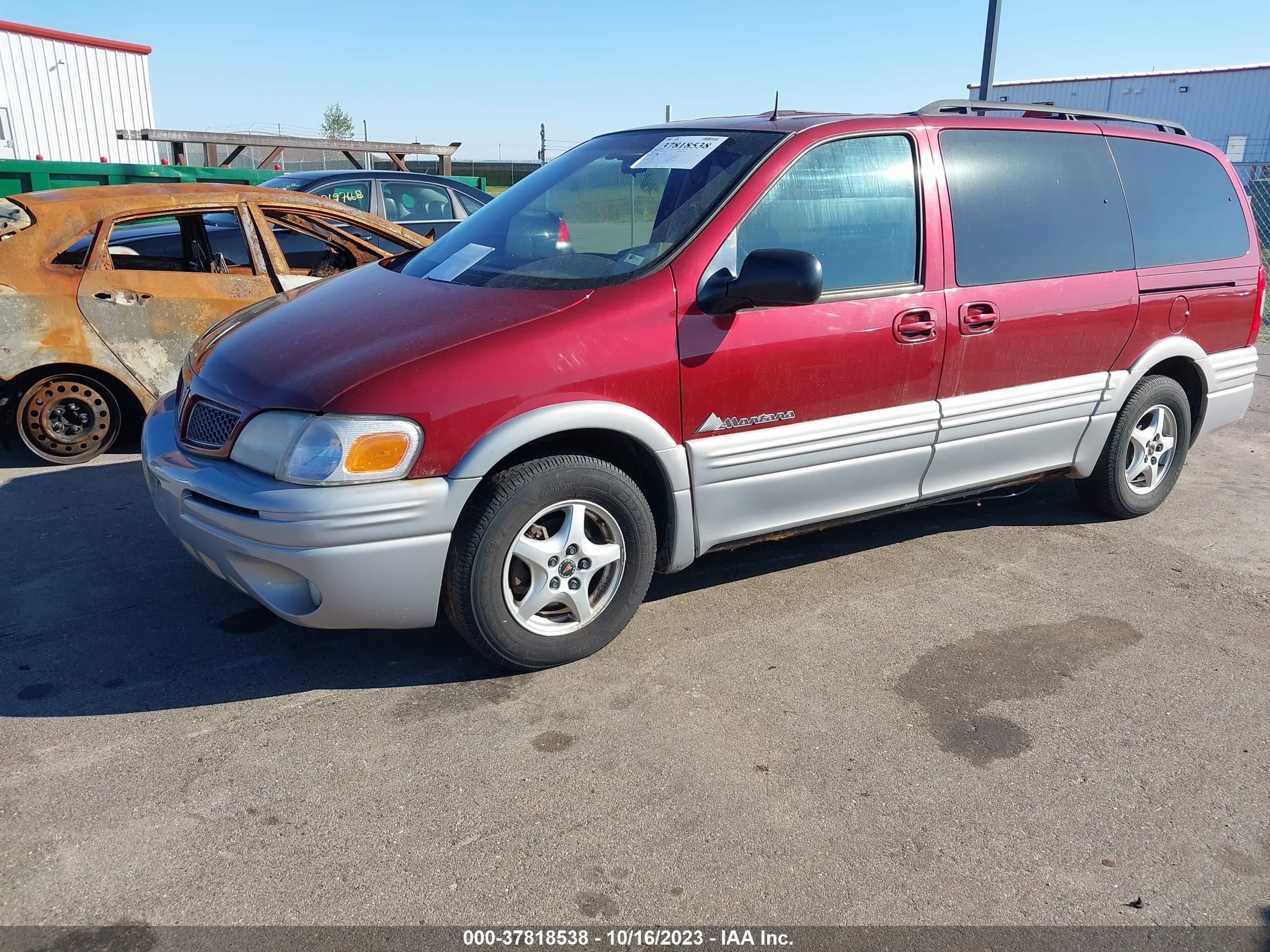 Photo 1 VIN: 1GMDX03E31D139291 - PONTIAC MONTANA 