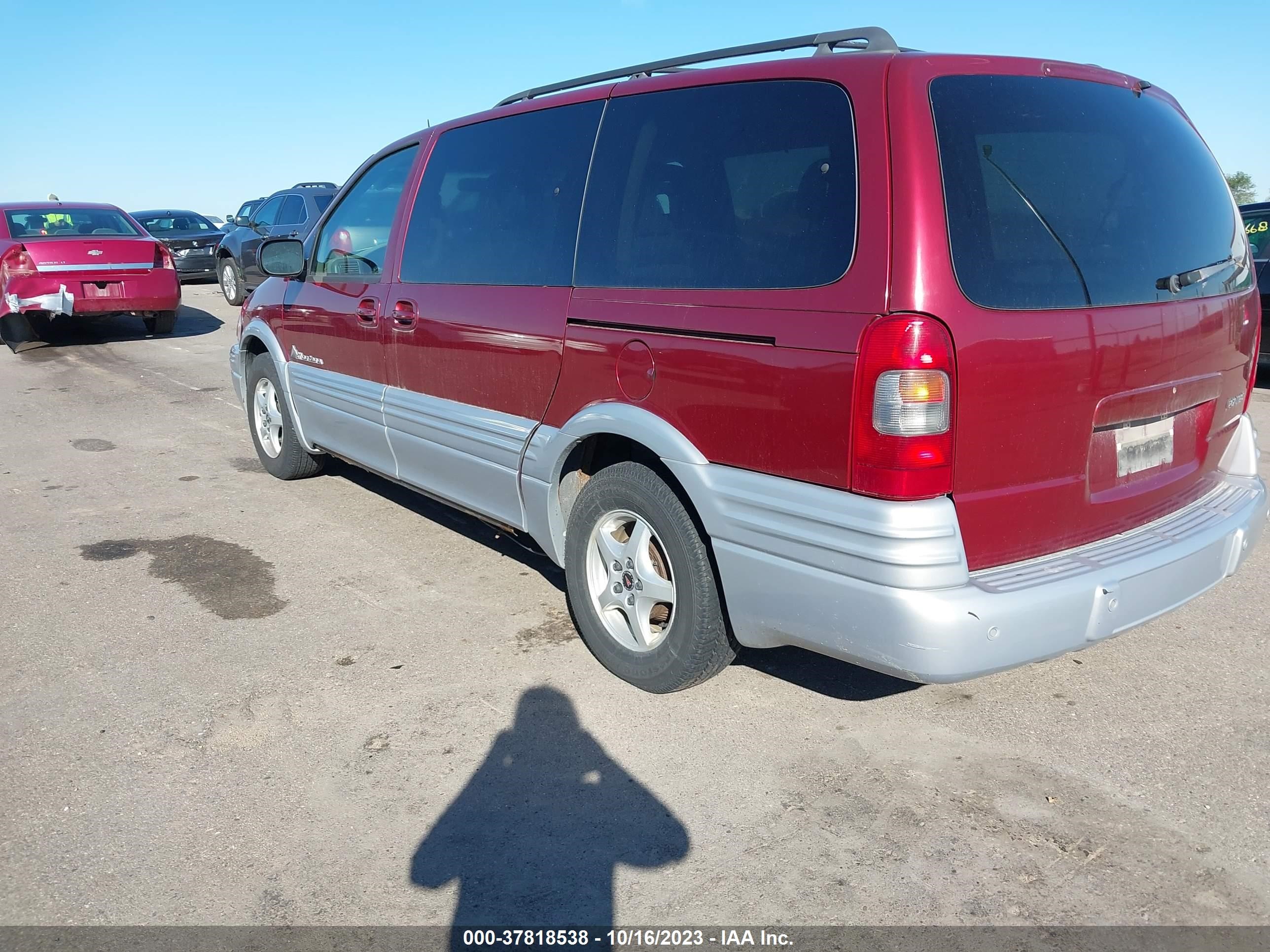 Photo 2 VIN: 1GMDX03E31D139291 - PONTIAC MONTANA 