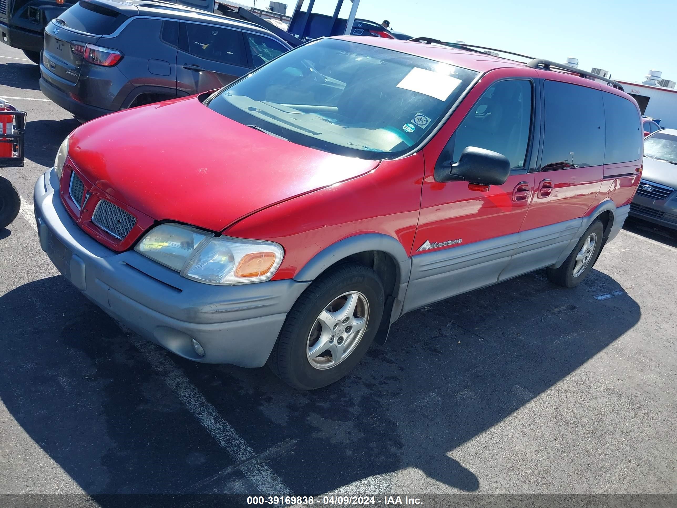 Photo 1 VIN: 1GMDX03E9XD137005 - PONTIAC MONTANA 