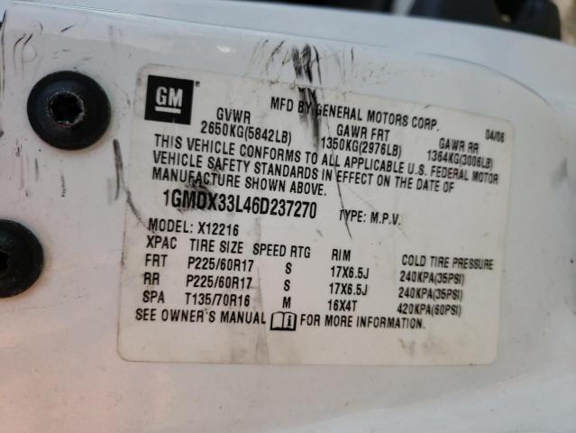 Photo 9 VIN: 1GMDX33L46D237270 - PONTIAC MONTANA SV 