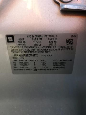 Photo 13 VIN: 1GNALAEK2EZ104172 - CHEVROLET EQUINOX 