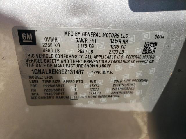 Photo 12 VIN: 1GNALAEK8EZ131487 - CHEVROLET EQUINOX LS 