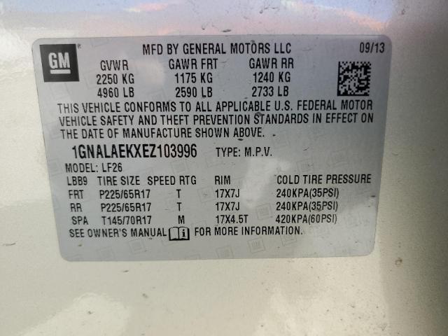 Photo 12 VIN: 1GNALAEKXEZ103996 - CHEVROLET EQUINOX LS 