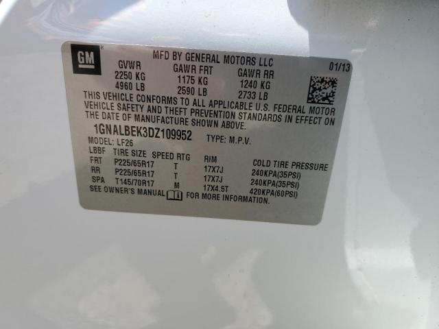 Photo 11 VIN: 1GNALBEK3DZ109952 - CHEVROLET EQUINOX LS 