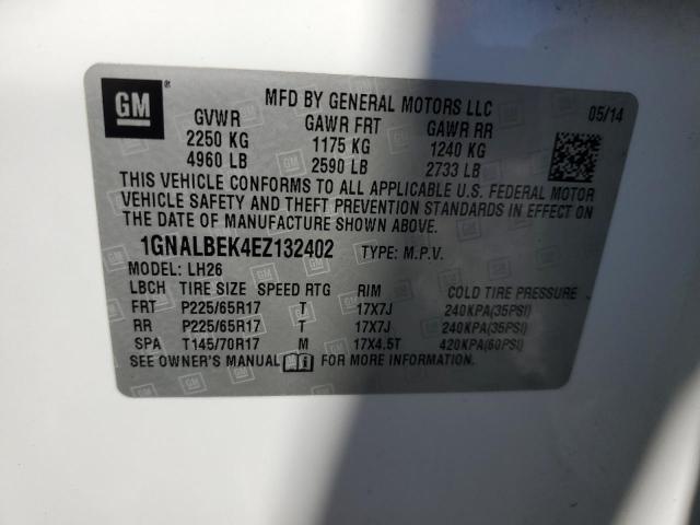 Photo 11 VIN: 1GNALBEK4EZ132402 - CHEVROLET EQUINOX 