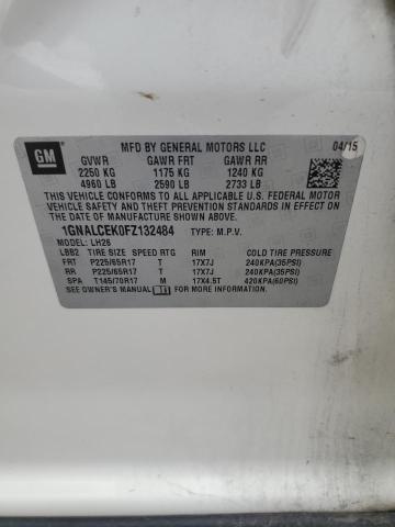 Photo 12 VIN: 1GNALCEK0FZ132484 - CHEVROLET EQUINOX 