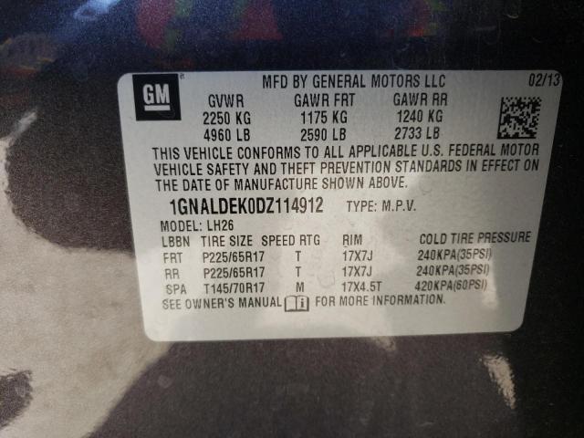 Photo 11 VIN: 1GNALDEK0DZ114912 - CHEVROLET EQUINOX 