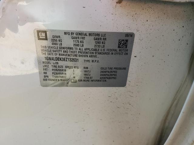 Photo 12 VIN: 1GNALDEK3EZ132631 - CHEVROLET EQUINOX LT 