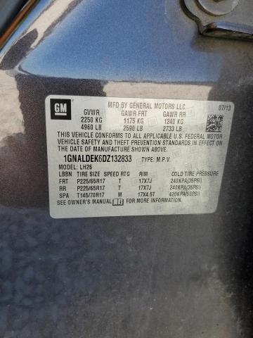 Photo 12 VIN: 1GNALDEK6DZ132833 - CHEVROLET EQUINOX LT 