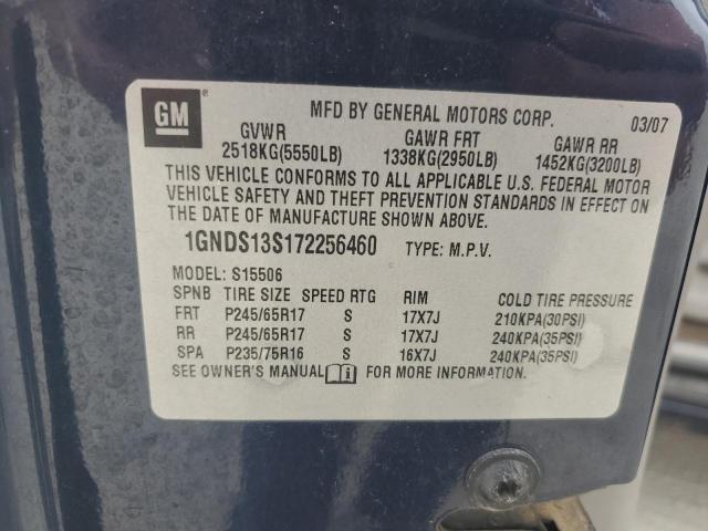 Photo 12 VIN: 1GNDS13S172256460 - CHEVROLET TRAILBLAZE 