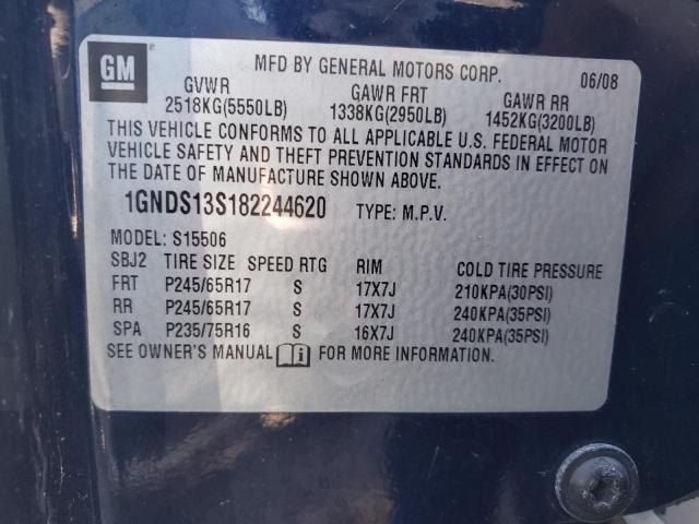 Photo 12 VIN: 1GNDS13S182244620 - CHEVROLET TRAILBLAZE 