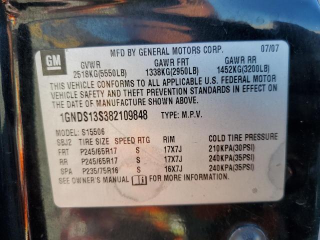 Photo 12 VIN: 1GNDS13S382109848 - CHEVROLET TRAILBLAZE 