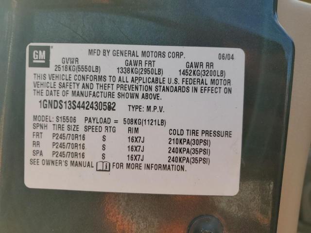 Photo 11 VIN: 1GNDS13S442430582 - CHEVROLET TRAILBLZR 