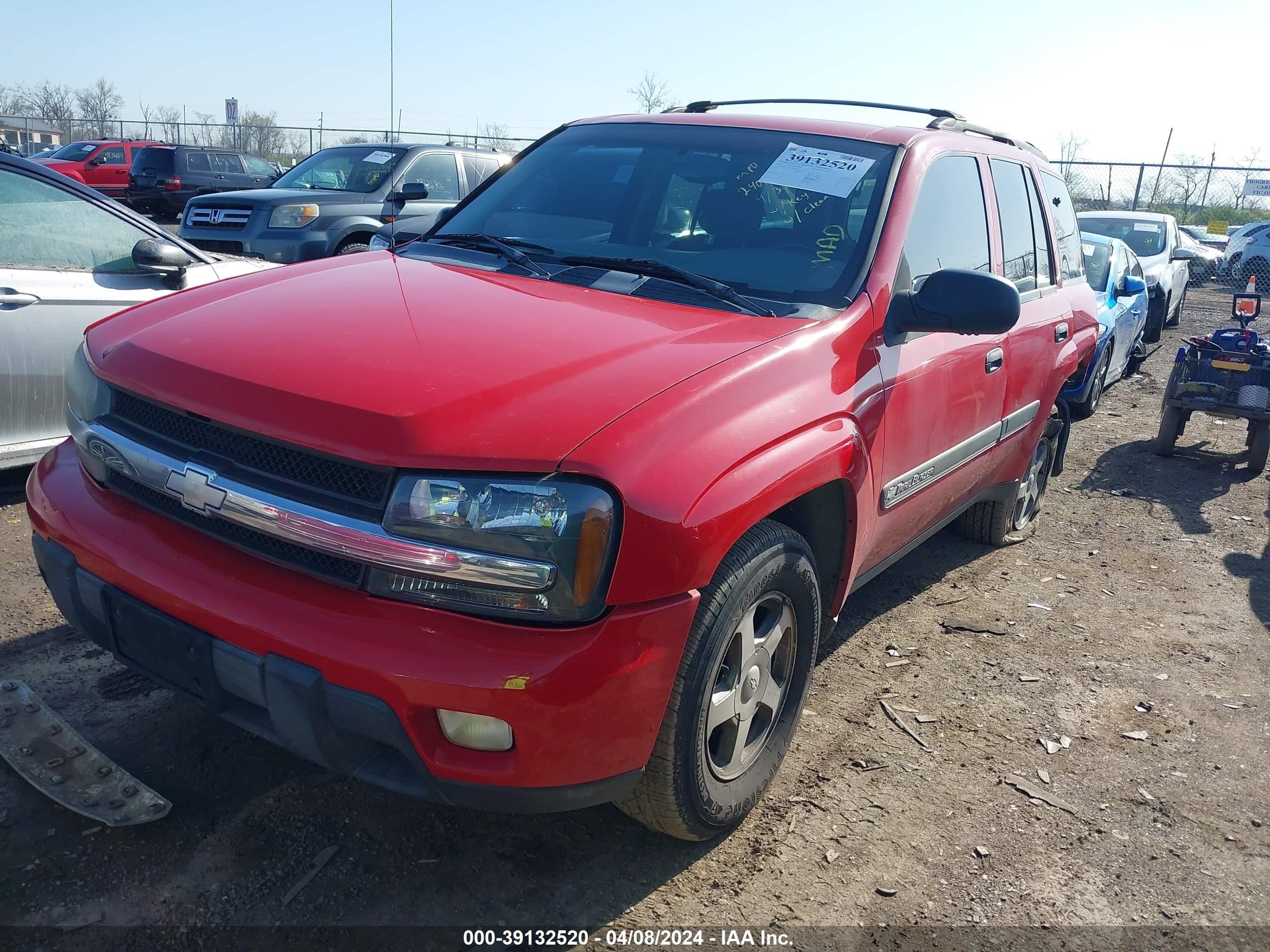 Photo 1 VIN: 1GNDS13SX22482697 - CHEVROLET TRAILBLAZER 