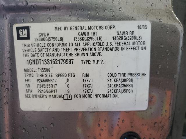 Photo 12 VIN: 1GNDT13S162179987 - CHEVROLET TRAILBLAZE 