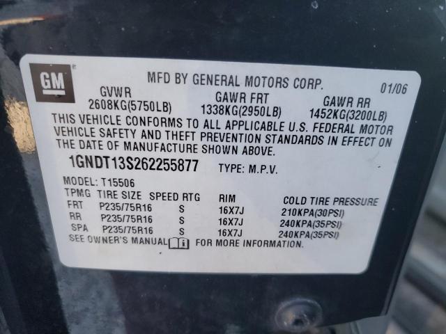 Photo 11 VIN: 1GNDT13S262255877 - CHEVROLET TRAILBLZR 