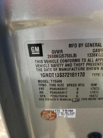 Photo 11 VIN: 1GNDT13S372161170 - CHEVROLET TRAILBLAZE 