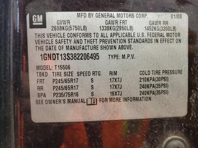 Photo 12 VIN: 1GNDT13S382206495 - CHEVROLET TRAILBLAZE 