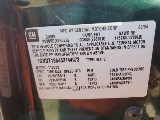 Photo 11 VIN: 1GNDT13S452144973 - CHEVROLET TRAILBLAZE 