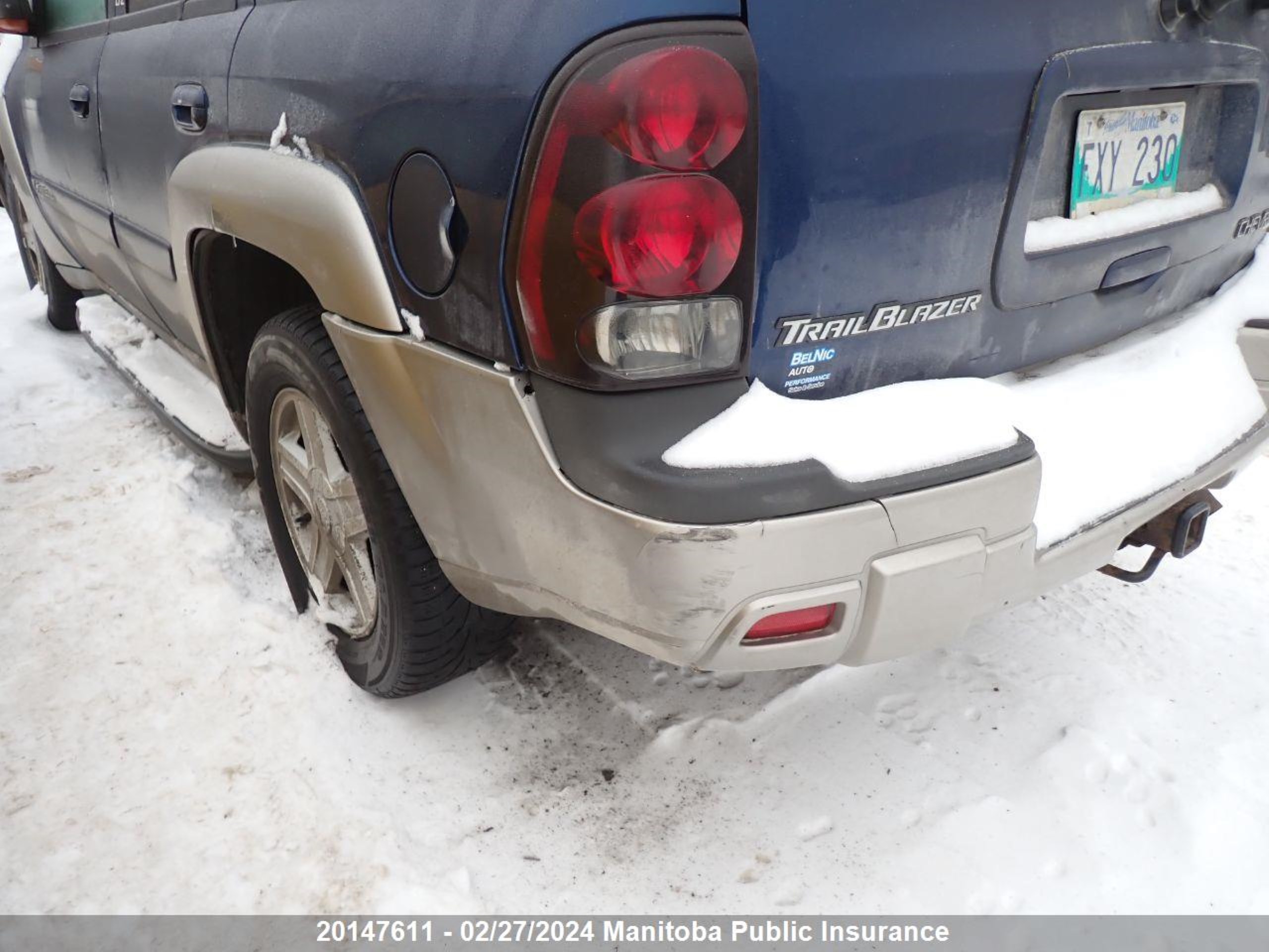 Photo 2 VIN: 1GNDT13S532162430 - CHEVROLET TRAILBLAZER 