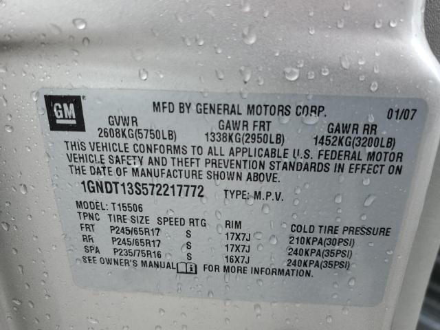 Photo 12 VIN: 1GNDT13S572217772 - CHEVROLET TRAILBLZR 