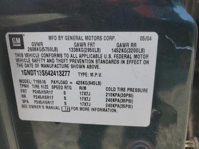 Photo 13 VIN: 1GNDT13S642413277 - CHEVROLET TRAILBLZR 