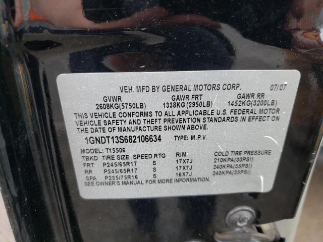 Photo 9 VIN: 1GNDT13S682106634 - CHEVROLET TRAILBLAZE 