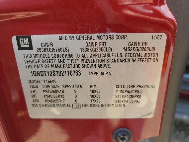 Photo 12 VIN: 1GNDT13S782170763 - CHEVROLET TRAILBLAZE 