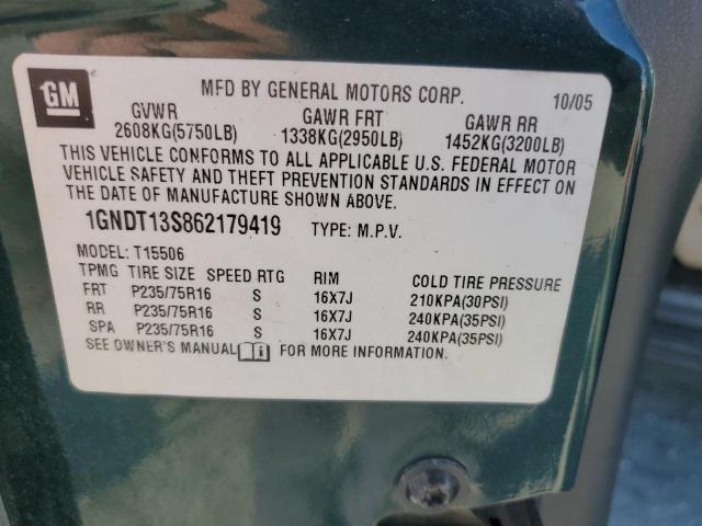 Photo 12 VIN: 1GNDT13S862179419 - CHEVROLET TRAILBLAZE 