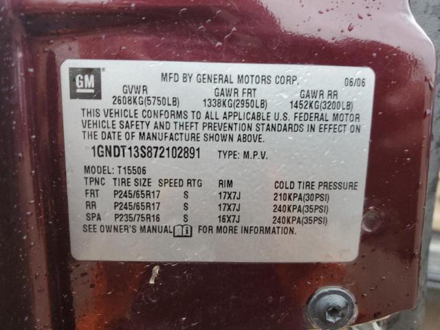 Photo 12 VIN: 1GNDT13S872102891 - CHEVROLET TRAILBLAZE 