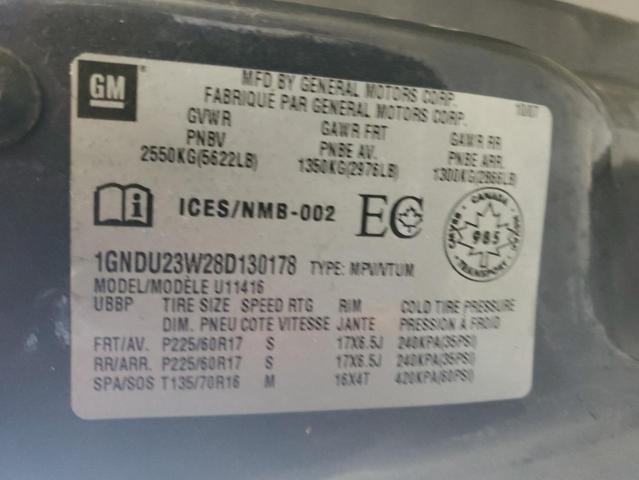 Photo 12 VIN: 1GNDU23W28D130178 - CHEVROLET UPLANDER L 