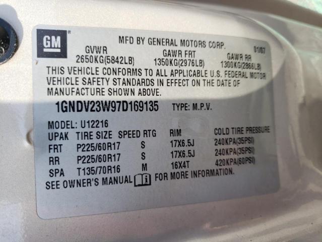 Photo 11 VIN: 1GNDV23W97D169135 - CHEVROLET UPLANDER 