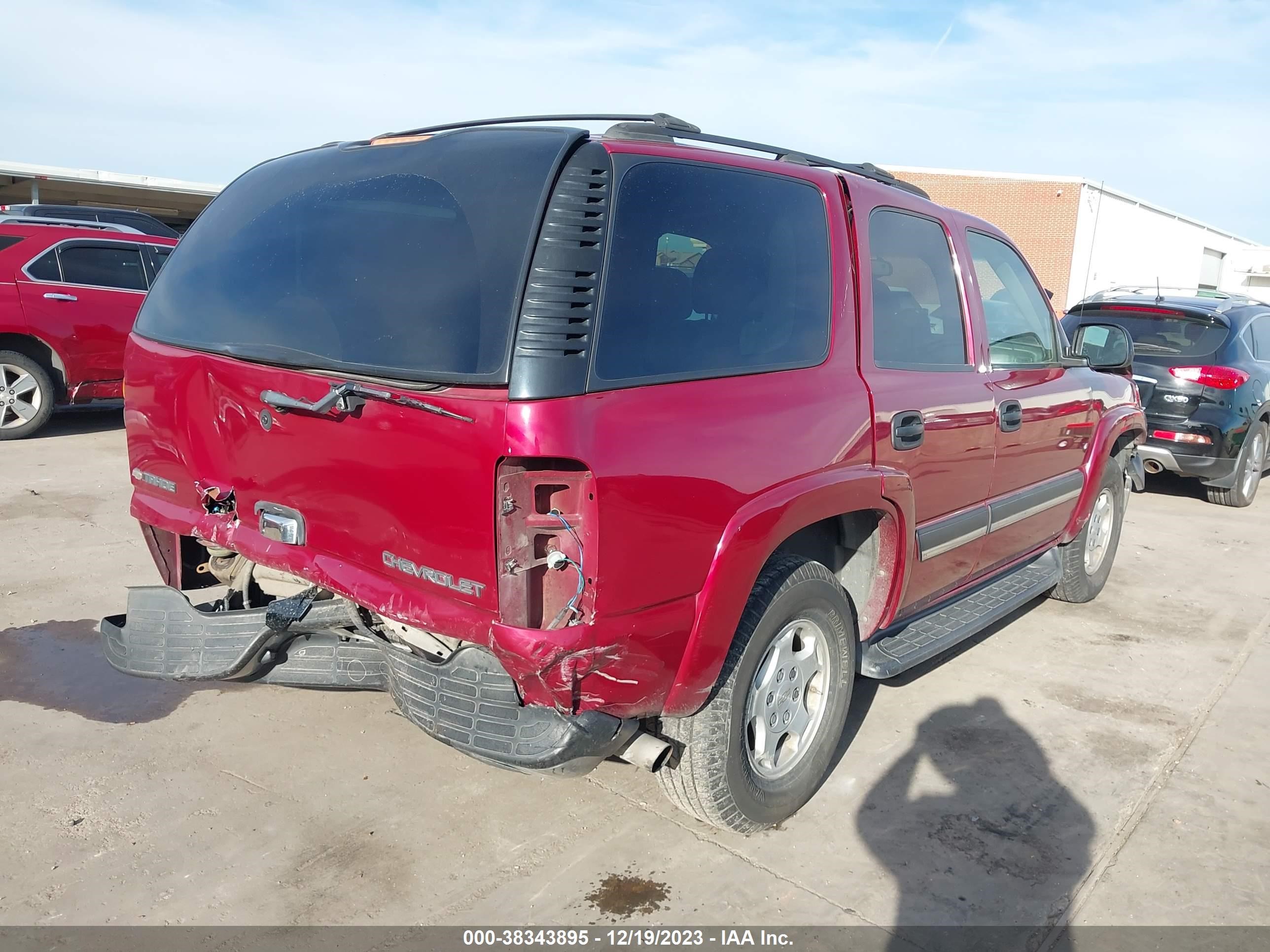 Photo 3 VIN: 1GNEC13T65R161374 - CHEVROLET TAHOE 