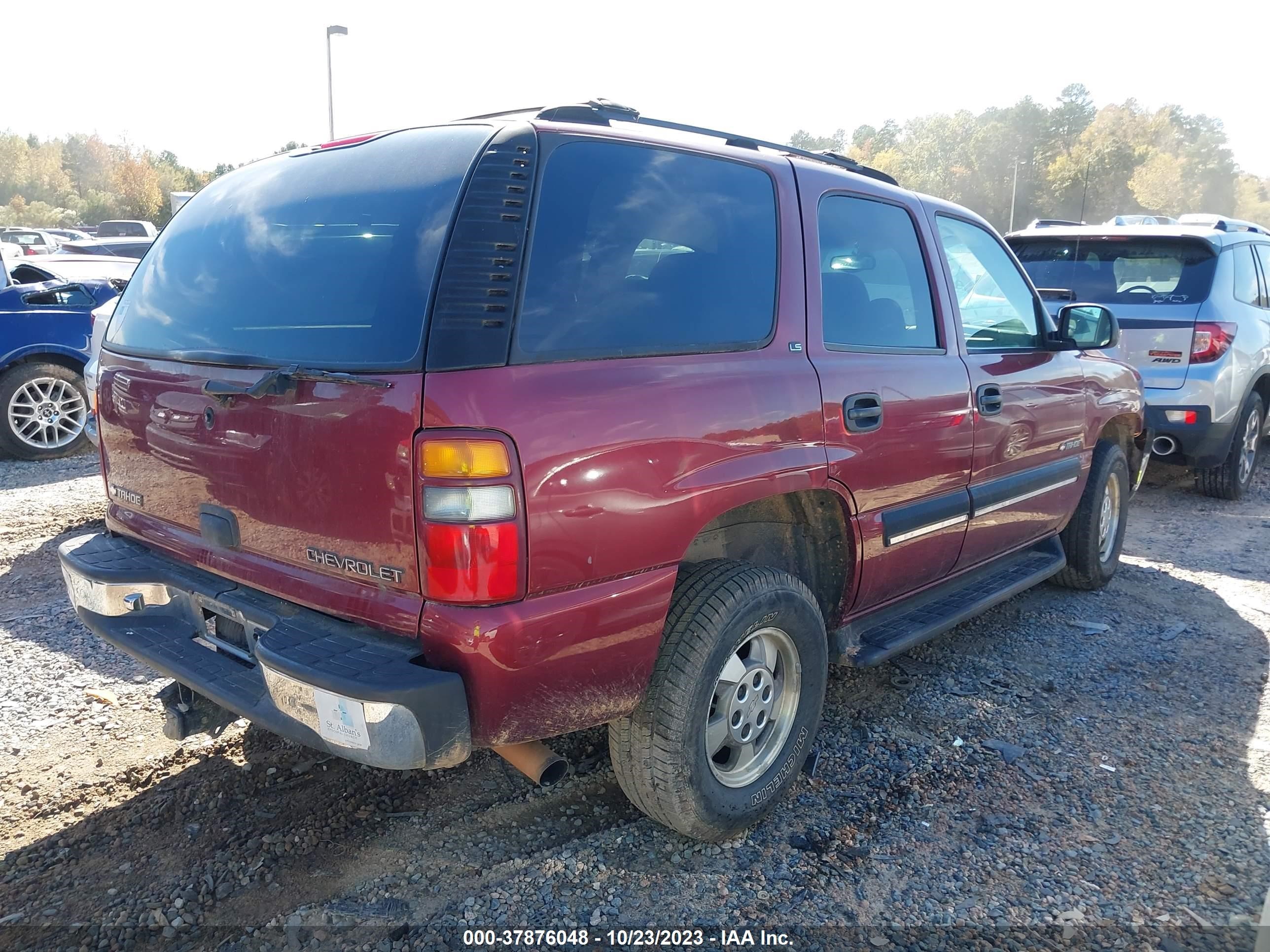 Photo 4 VIN: 1GNEK13T51R120795 - CHEVROLET TAHOE 