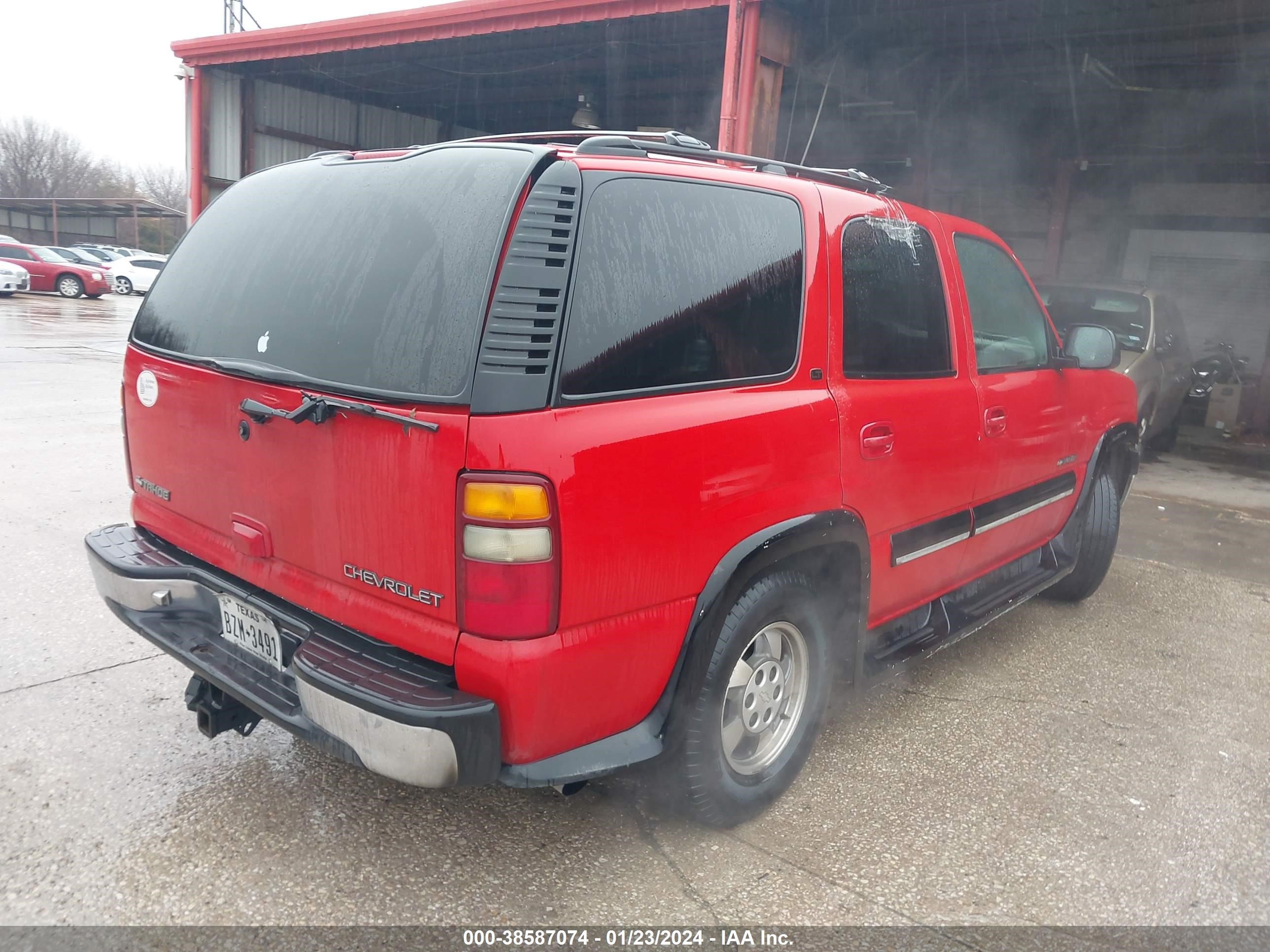 Photo 3 VIN: 1GNEK13T51R150654 - CHEVROLET TAHOE 