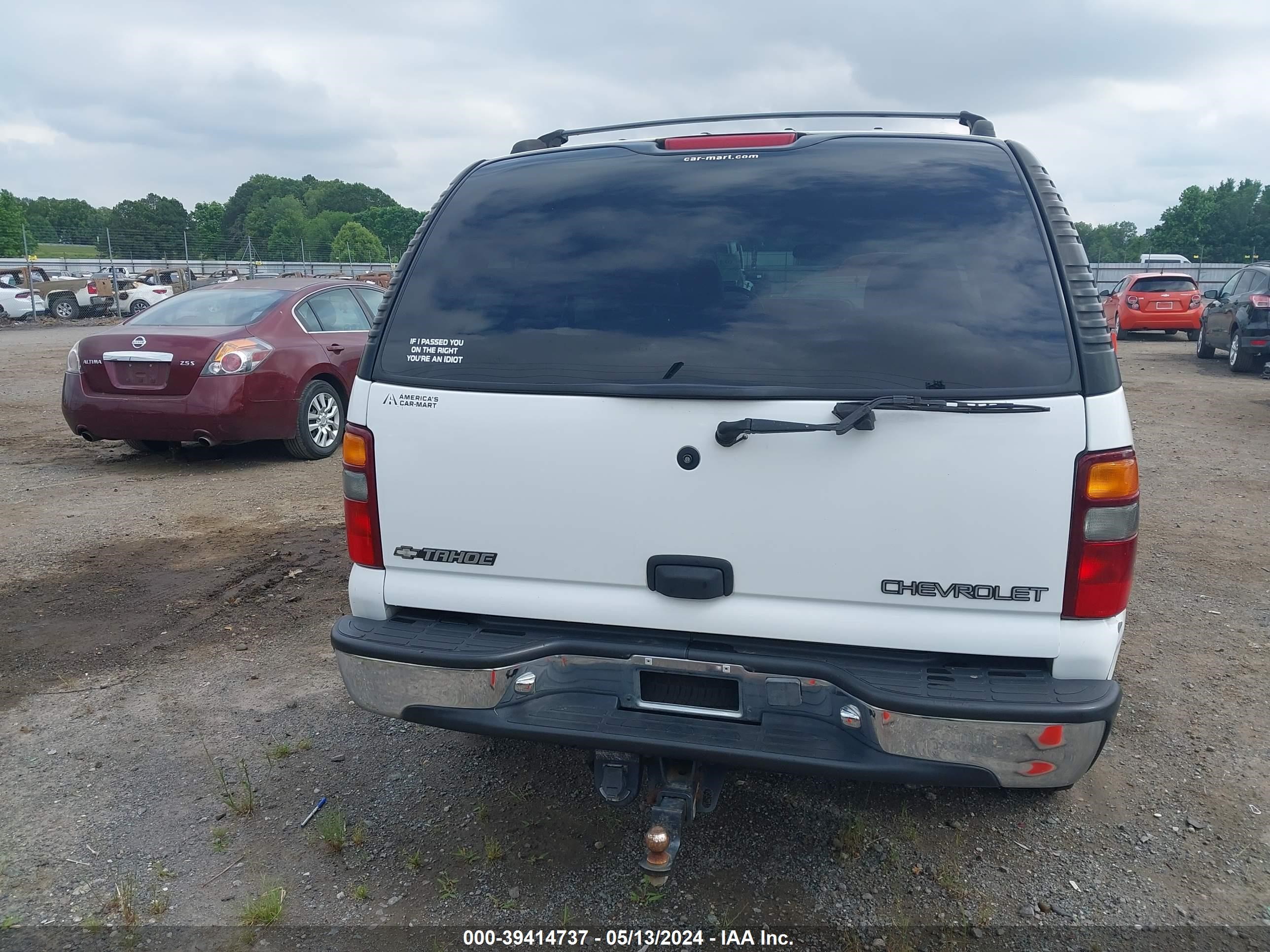 Photo 15 VIN: 1GNEK13T51R160228 - CHEVROLET TAHOE 