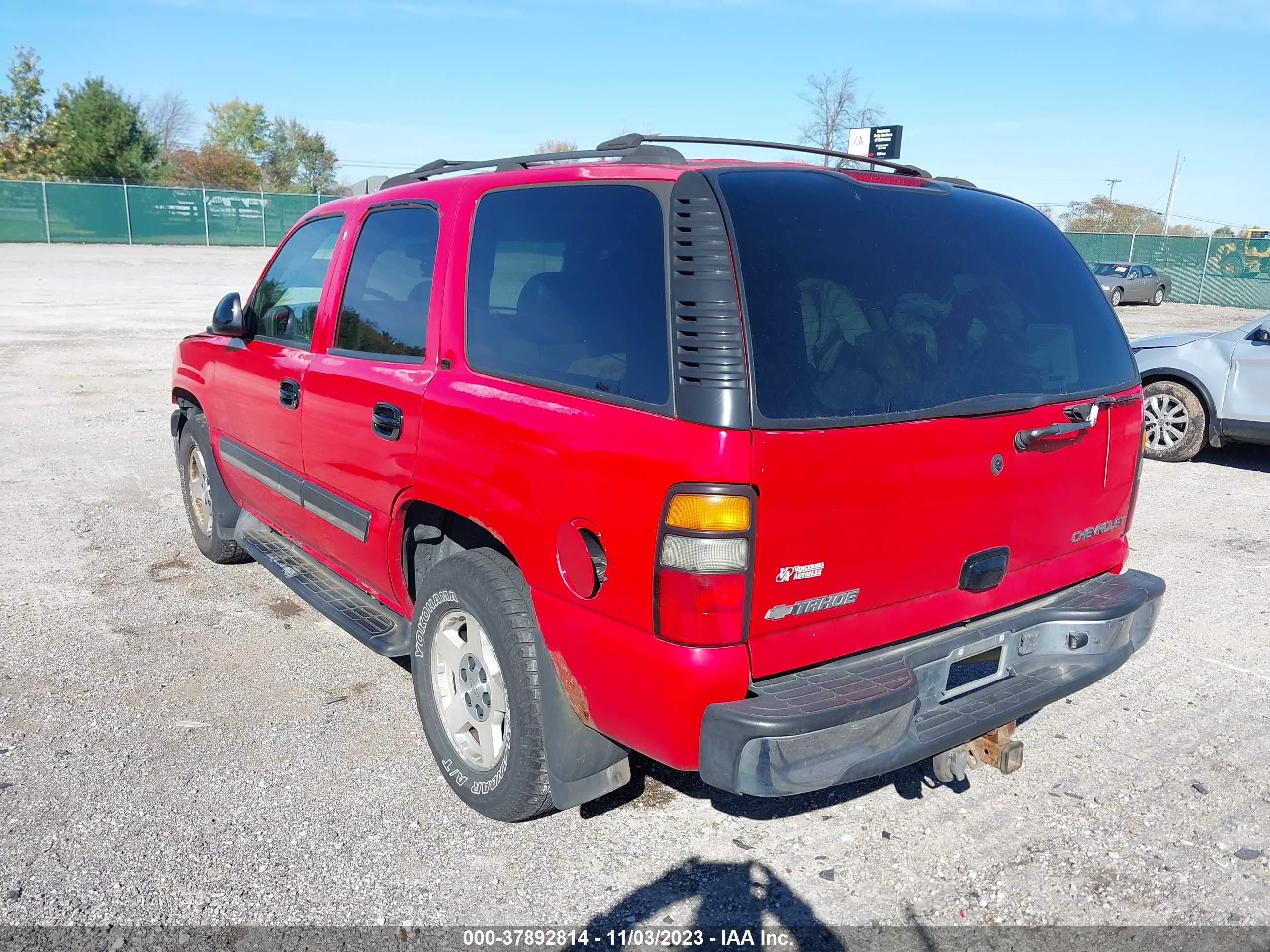 Photo 2 VIN: 1GNEK13T65J195218 - CHEVROLET TAHOE 