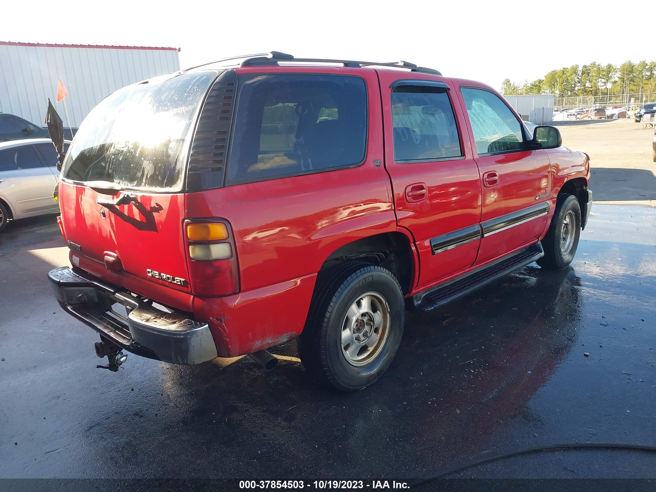 Photo 3 VIN: 1GNEK13T71R216525 - CHEVROLET TAHOE 