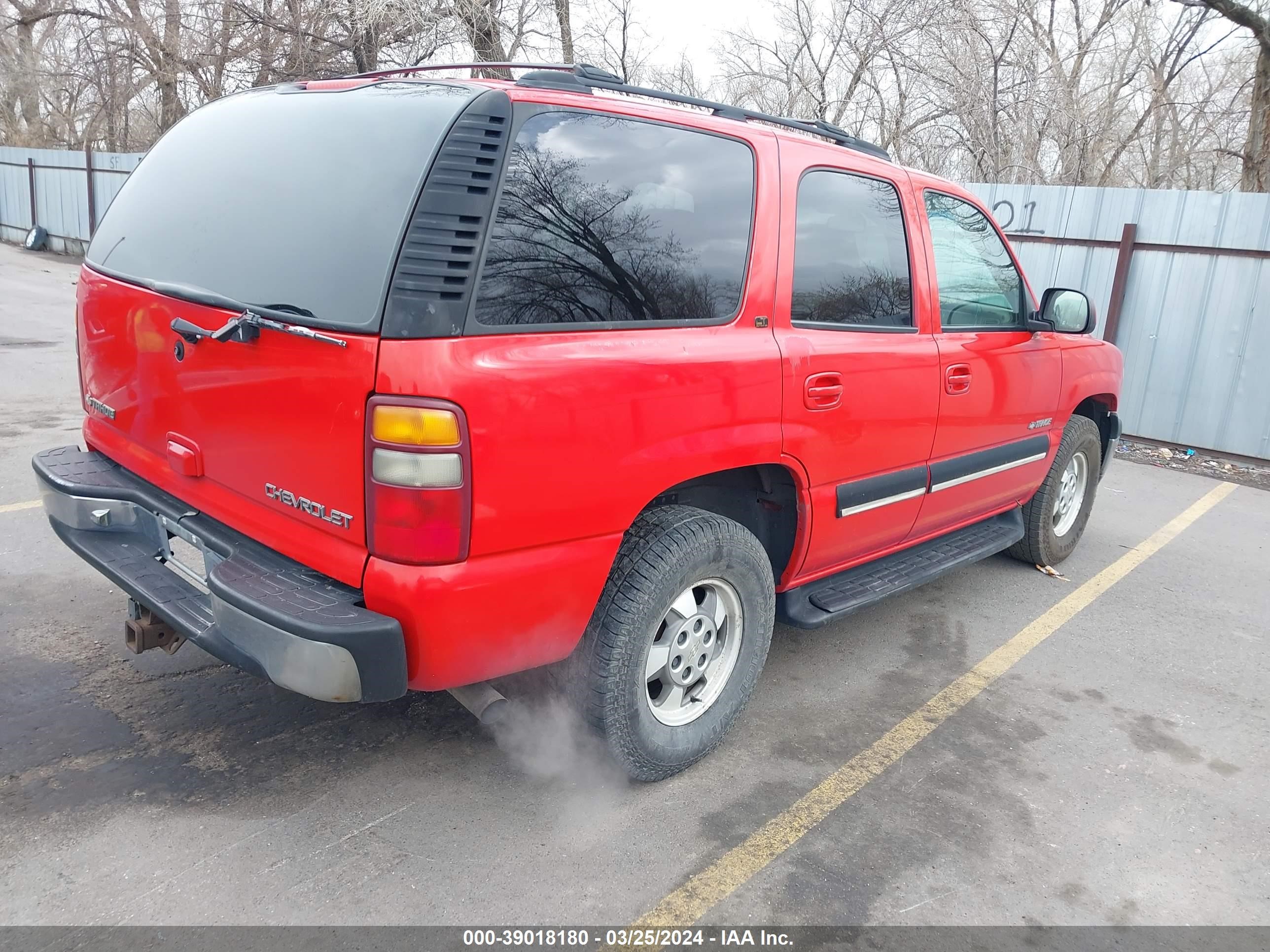 Photo 3 VIN: 1GNEK13T91J303146 - CHEVROLET TAHOE 