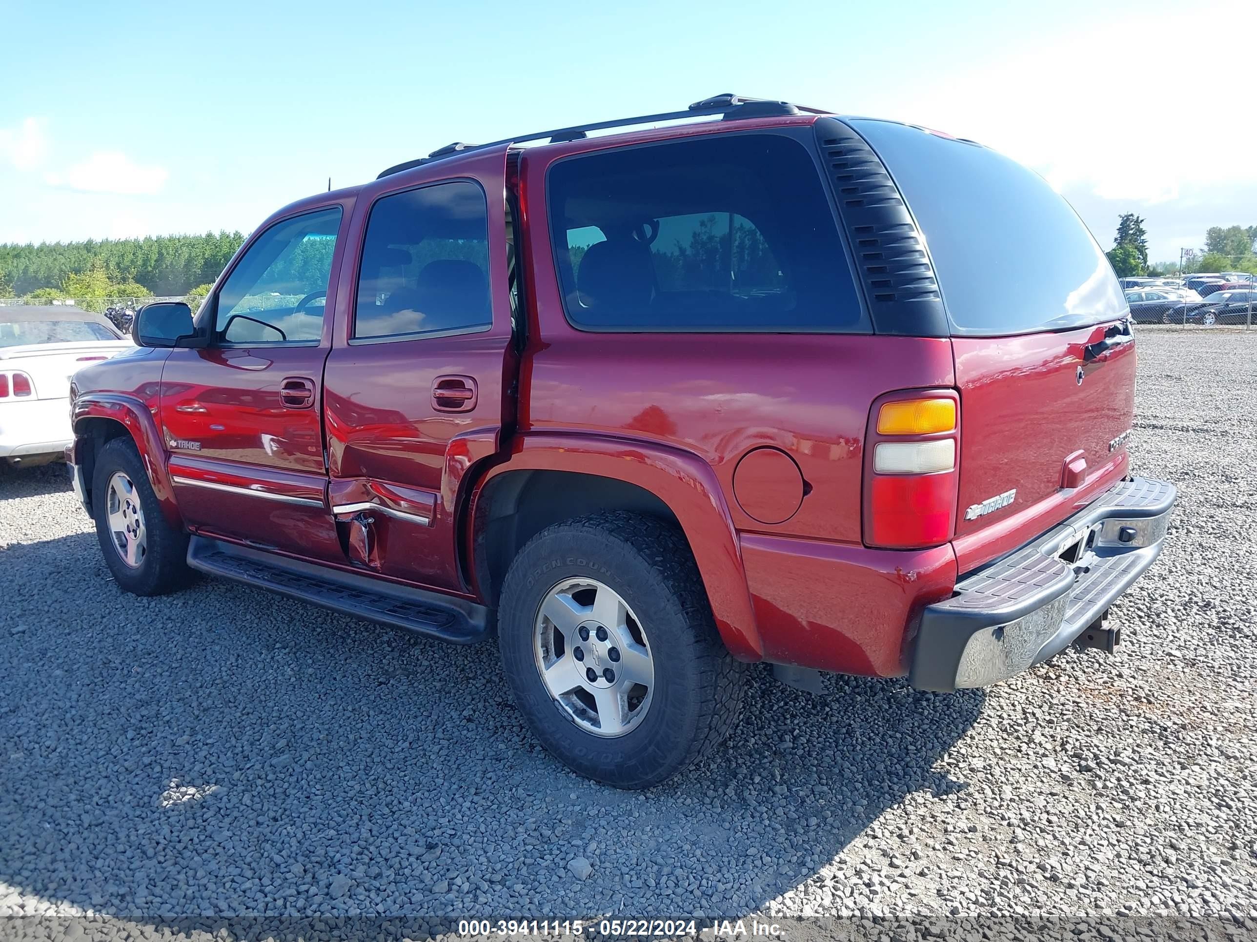 Photo 2 VIN: 1GNEK13T93R128286 - CHEVROLET TAHOE 